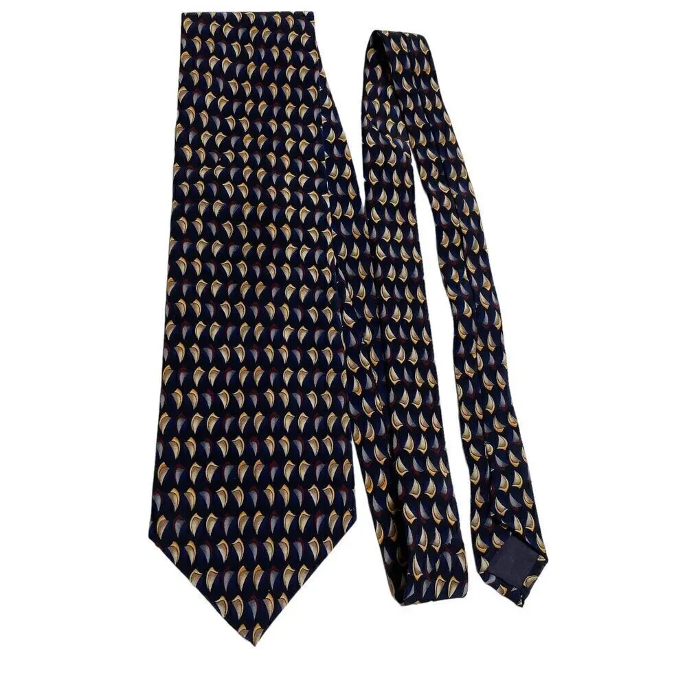 Stonehenge Cocktail Collection Tie Men's Necktie Silk Vodka Blue Yellow Maroon